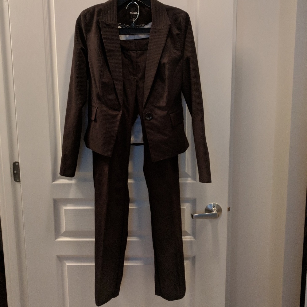 XOXO Pinstripe Pantsuit